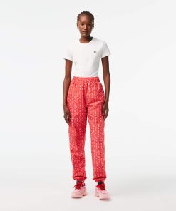 Lacoste Pants & Leggings-Women’s Logo Print Joggers-XF5876-51-lacoste france