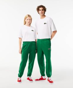 Lacoste Pants & Sweatpants-Unisex Organic Cotton Fleece Sweatpants-XH0075-51-lacoste store