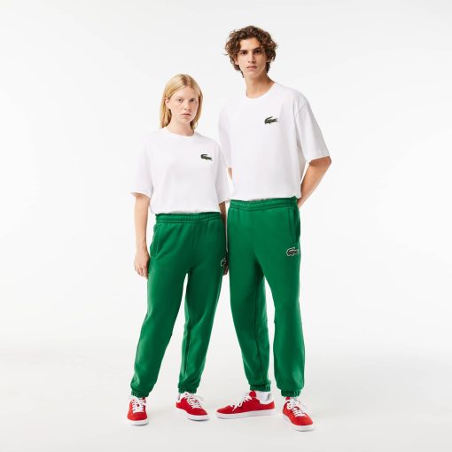 Lacoste Pants & Sweatpants-Unisex Organic Cotton Fleece Sweatpants-XH0075-51-lacoste store