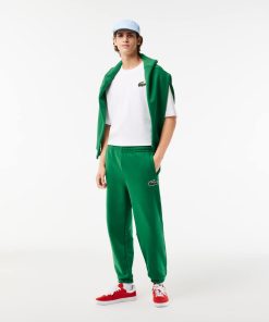 Lacoste Pants & Sweatpants-Unisex Organic Cotton Fleece Sweatpants-XH0075-51-lacoste store 2