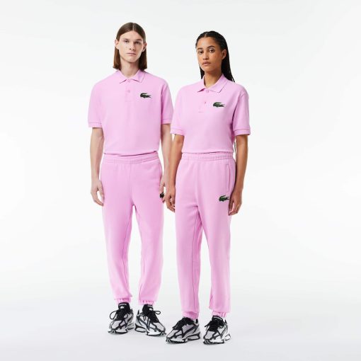 Lacoste Pants & Sweatpants-Unisex Organic Cotton Fleece Sweatpants-XH0075-51-lacoste store near me