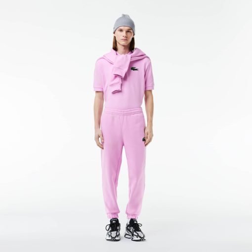 Lacoste Pants & Sweatpants-Unisex Organic Cotton Fleece Sweatpants-XH0075-51-lacoste store near me - Image 2