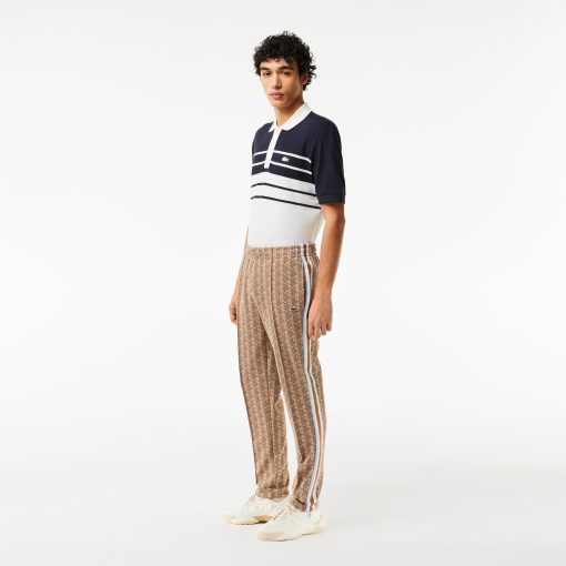 Lacoste Pants & Sweatpants-Mens Paris Monogram Sweatpants-XH1440-51-lacoste store near me