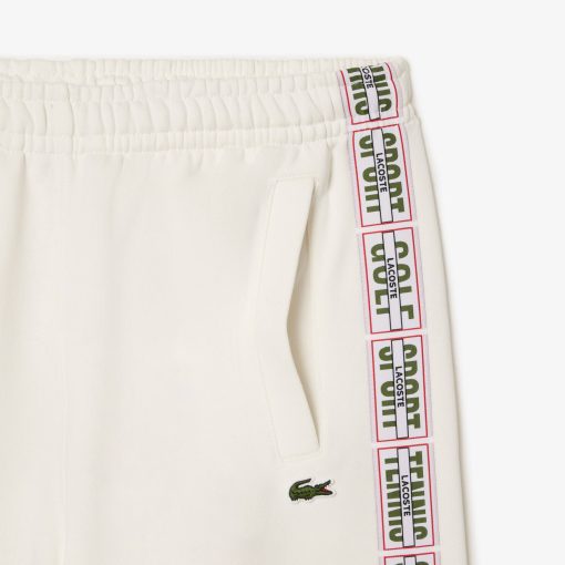 Lacoste Pants & Sweatpants-Mens Logo Stripe Joggers-XH2102-51-lacost - Image 2