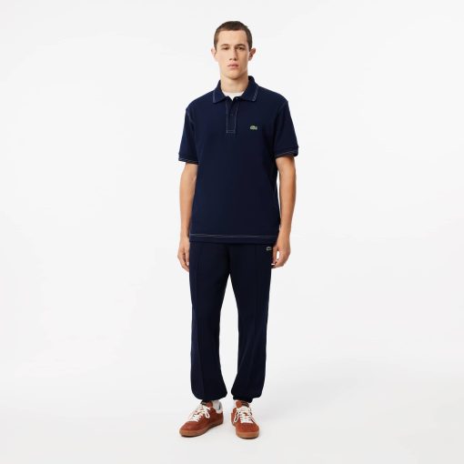 Lacoste Pants & Sweatpants-Mens Regular Fit Piqué Sweatpants-XH2840-51-lacoste store