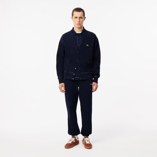 Lacoste Pants & Sweatpants-Mens Regular Fit Piqué Sweatpants-XH2840-51-lacoste store - Image 2