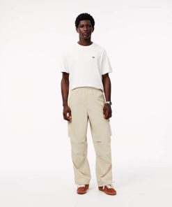 Lacoste Pants & Sweatpants-Mens Relaxed Fit Lightweight Cargo Pants-XH2930-51-lacoste outlet