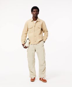 Lacoste Pants & Sweatpants-Mens Relaxed Fit Lightweight Cargo Pants-XH2930-51-lacoste outlet 2