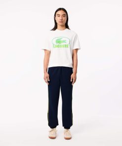 Lacoste Pants & Sweatpants-Mens Regular Fit Piqué Sweatpants-XH3006-51-la coste