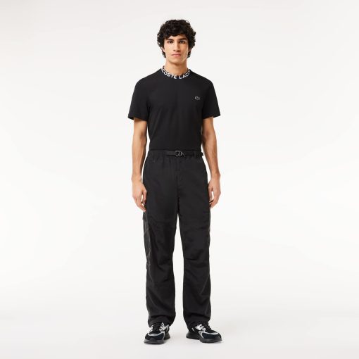 Lacoste Pants & Sweatpants-Mens Relaxed Fit Water-Repellent Cargo Pants-XH3341-51-lacost