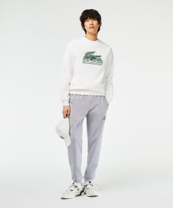 Lacoste Pants & Sweatpants-Men’s Unbrushed Fleece Sweatpants-XH5089-51-locoste 2