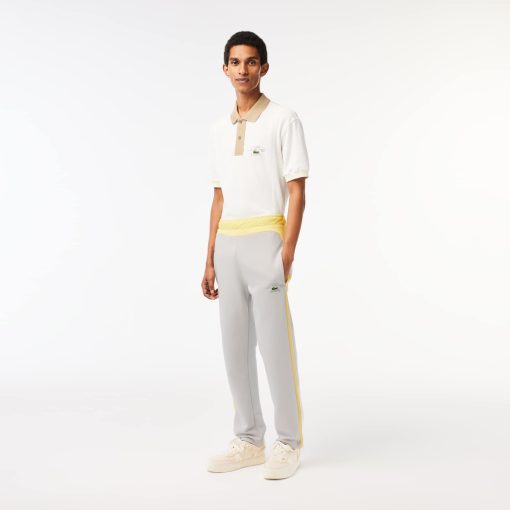 Lacoste Pants & Sweatpants-Men’s Colorblock Organic Cotton Sweatpants-XH6004-51-lacoste cardigan