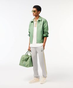 Lacoste Pants & Sweatpants-Men’s Colorblock Organic Cotton Sweatpants-XH6004-51-lacoste cardigan 2