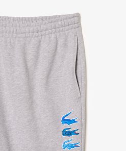 Lacoste Pants & Sweatpants-Mens Big Fit Printed Sweatpants-XH6680-51-lacoste store 2