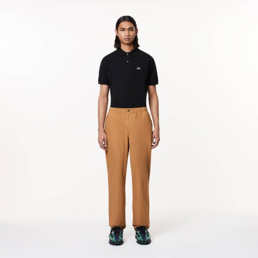 Lacoste Pants & Sweatpants-Mens Relaxed Fit Lightweight Pants-XH7004-51-lacoste near me