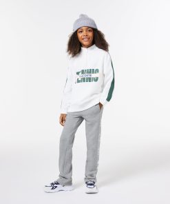 Lacoste Pants & Shorts-Kids Fleece Cotton Sweatpants-XJ1269-51-lacoste france 2