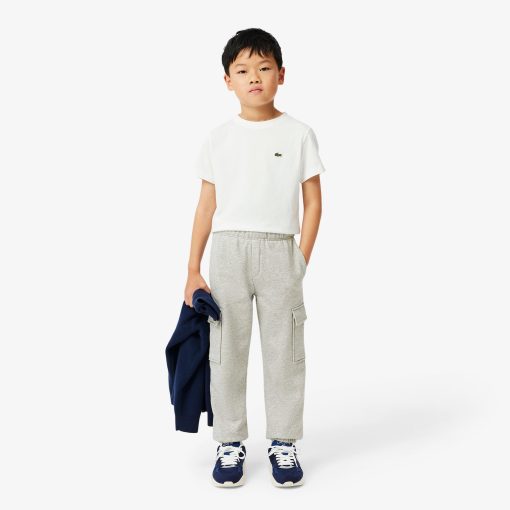 Lacoste Pants & Shorts-Kids Fleece Cargo Sweatpants-XJ7345-51-lacoste store near me