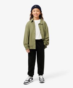 Lacoste Pants & Shorts-Kids Fleece Sweatpants-XJ9728-51-lacost 2