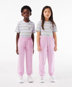 Lacoste Pants & Shorts-Kids Fleece Sweatpants-XJ9728-51-la coste