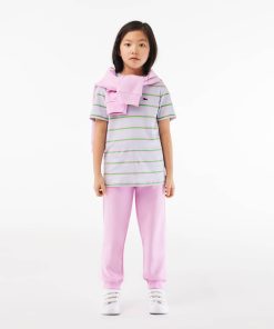 Lacoste Pants & Shorts-Kids Fleece Sweatpants-XJ9728-51-la coste 2