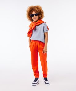 Lacoste Pants & Shorts-Kids Fleece Sweatpants-XJ9728-51-locoste 2